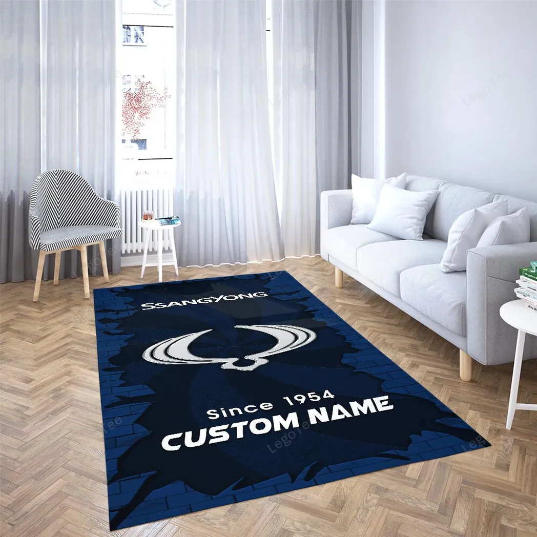 ssangyong motor rug gift for ssangyong motor lovers gift for him husband boyfriend car133021225674 irjru