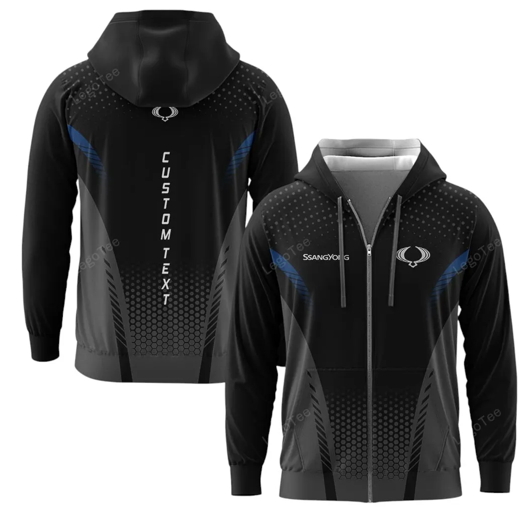 ssangyong motor zipper hoodie gift for ssangyong motor lovers gift for him husband boyfriend car10803122570 9svnm