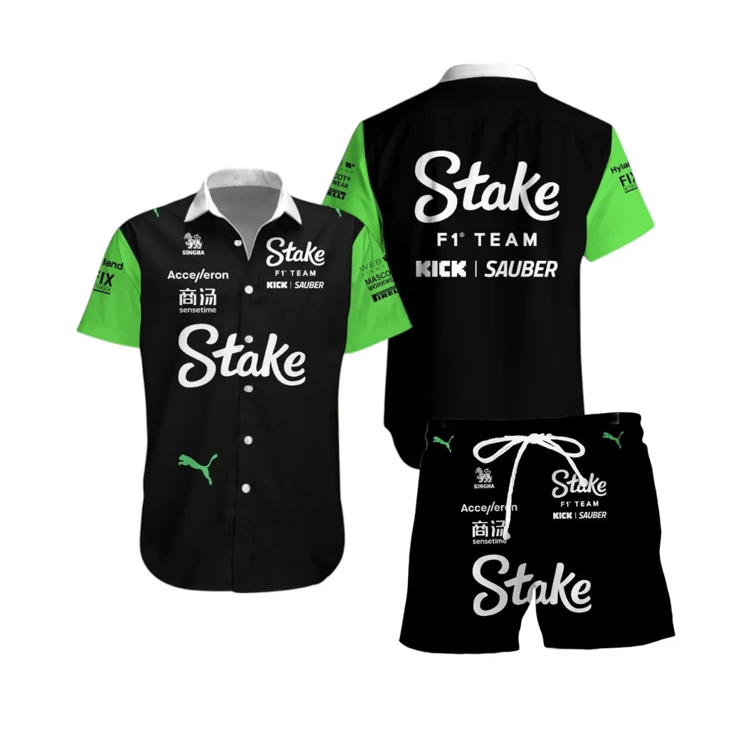 Stake Hawaiian Set For Men, All Over Print Hawaiian Set Stake CAR40404082504