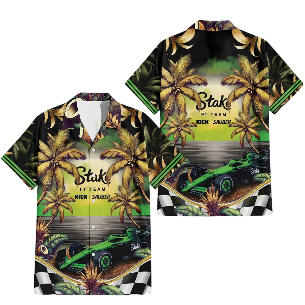 stake kick sauber hawaiian shirt all over print hawaiian shirt stake kick sauber car40804082506 qfgca