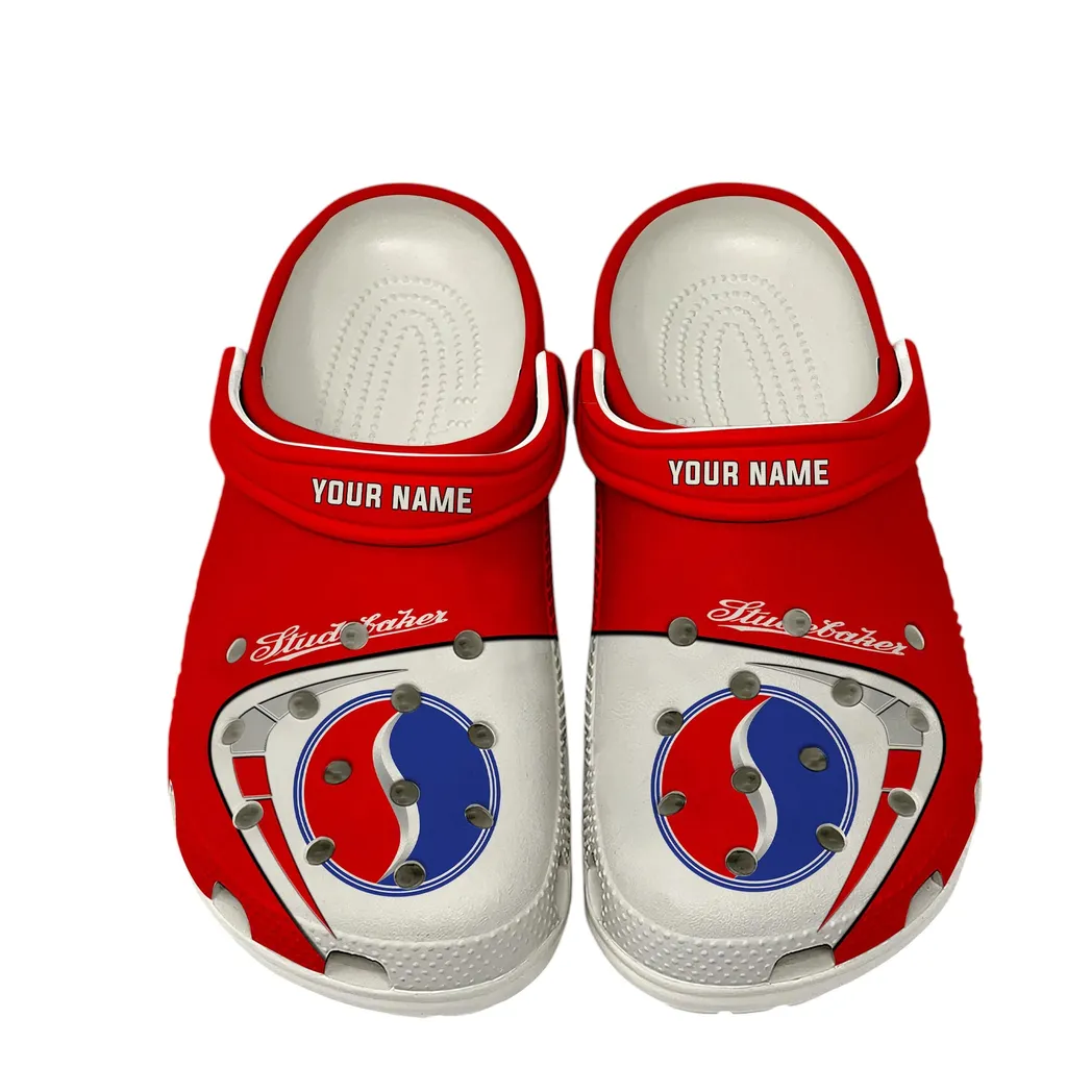 Studebaker Crocs, Gift For Studebaker Lover, Gift For Him, Husband, Boyfriend CAR16802262562 - White
