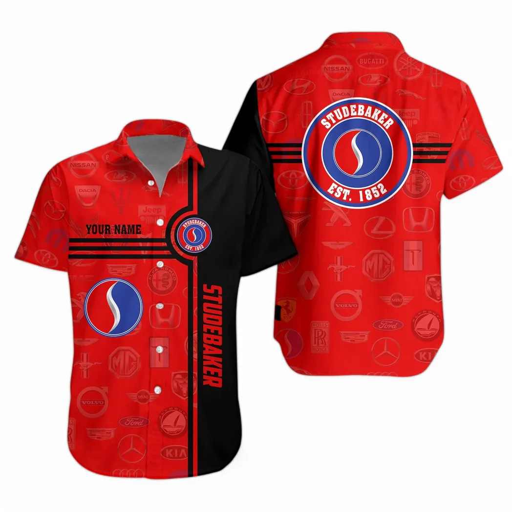 Studebaker Hawaiian Shirt For Men All Logo, Gift For Studebaker Fan CAR174022525048