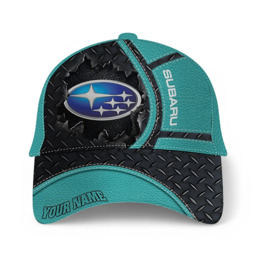 Subaru Classic Cap, Gift For Subaru Lovers, Gift For Him, Husband, Boyfriend - Cyan CAR49021825068-2
