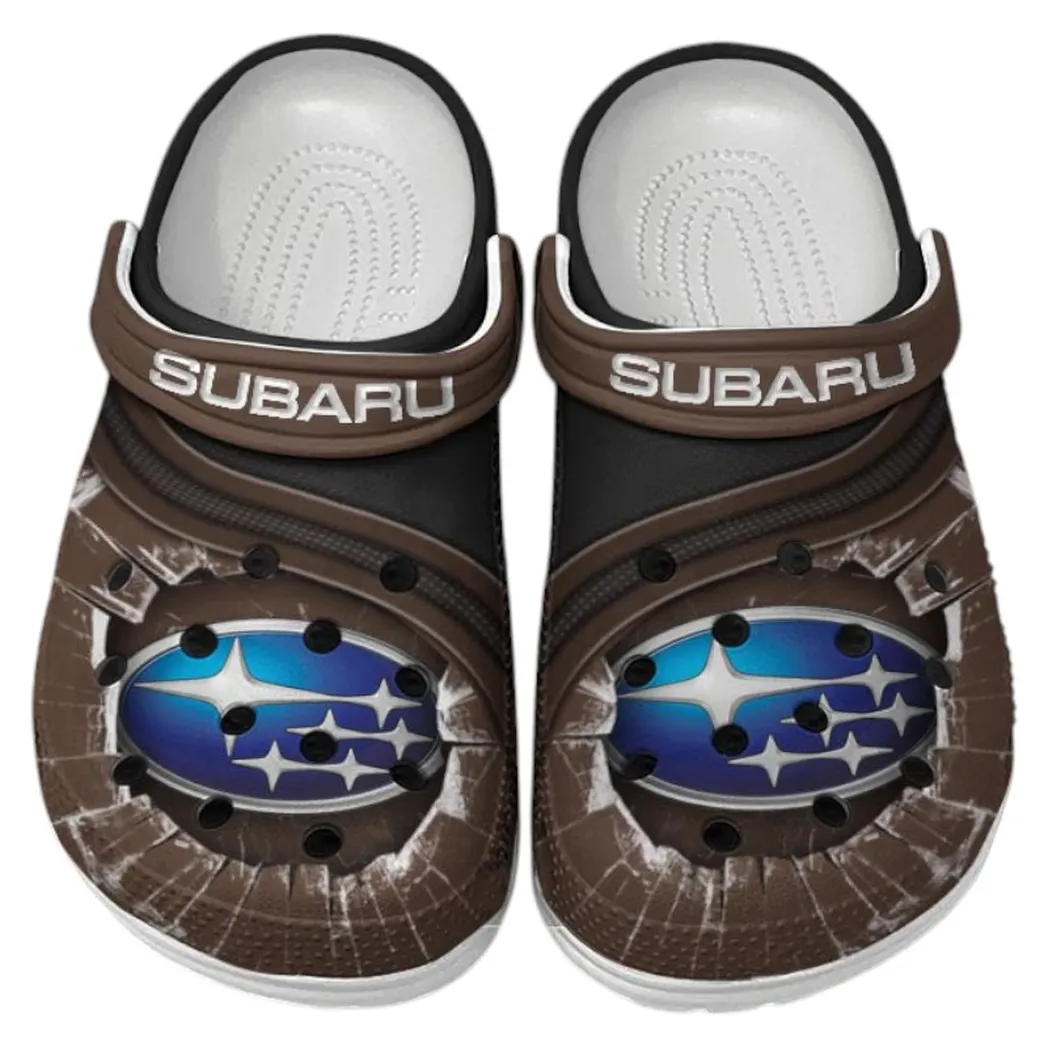 subaru crocs clogs men women gift for subaru fan car188032025142 brown wfu7n