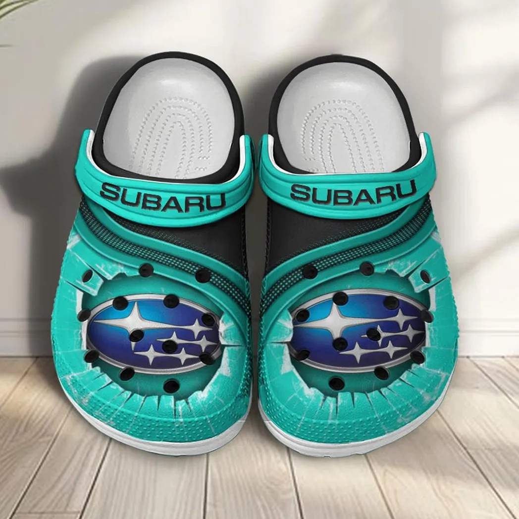subaru crocs clogs men women gift for subaru fan car188032025142 cyan ojdwm