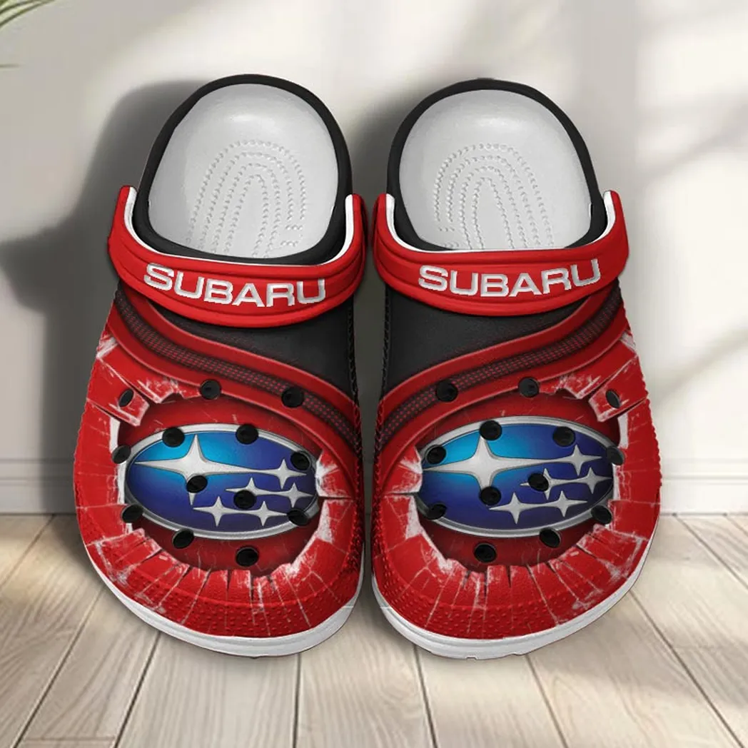 subaru crocs clogs men women gift for subaru fan car188032025142 red