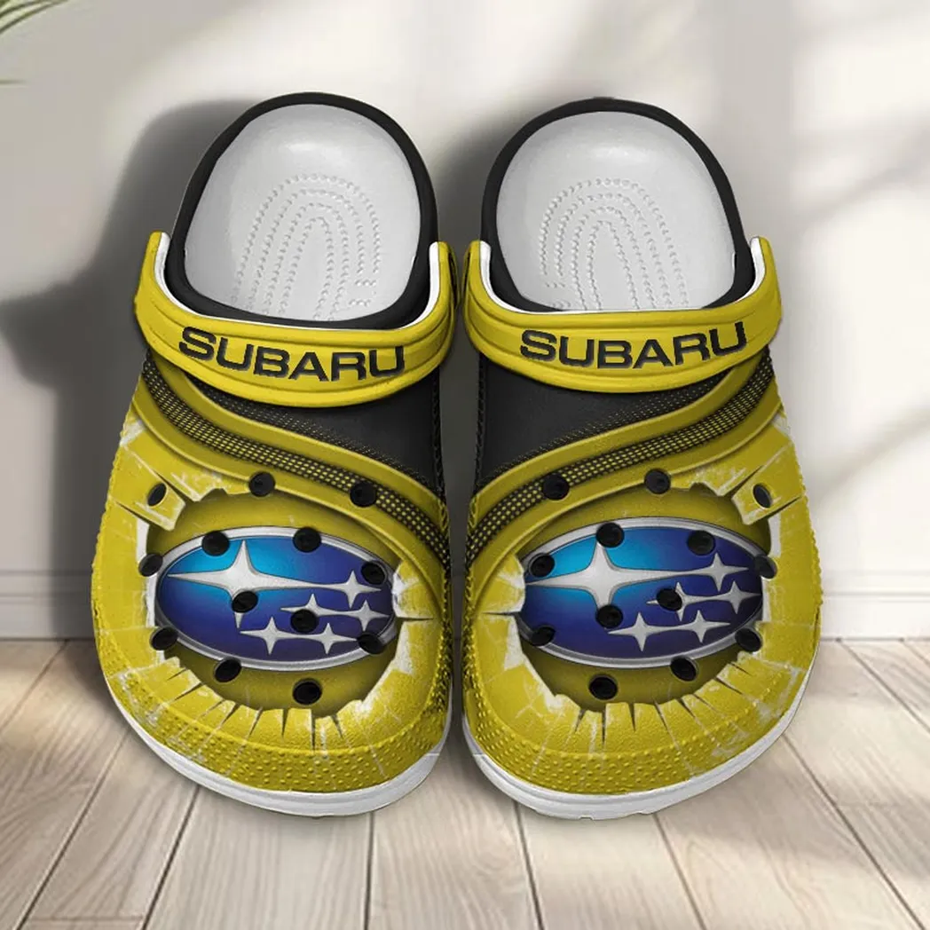 subaru crocs clogs men women gift for subaru fan car188032025142 yellow jzwz8