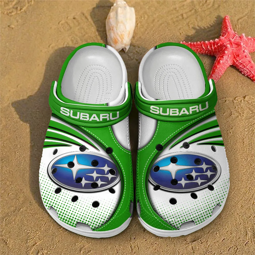 subaru crocs sandals for men women gift for subaru fan car181031525714 green zgadf
