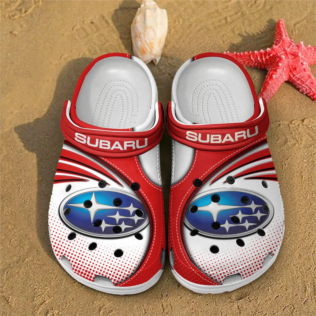 subaru crocs sandals for men women gift for subaru fan car181031525714 red fqwvb