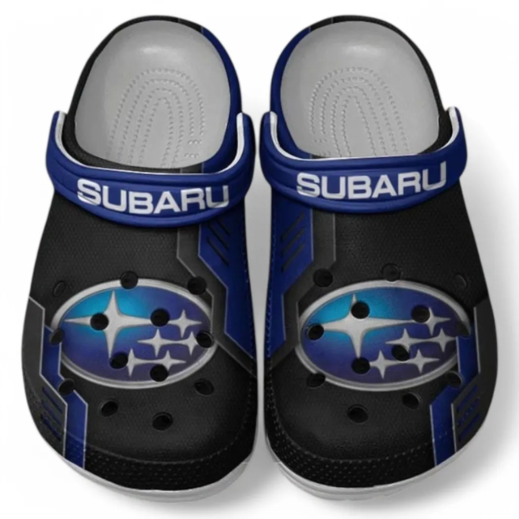 subaru crocs shoes clogs men women gift for subaru fan car185031525277 blue nryzo