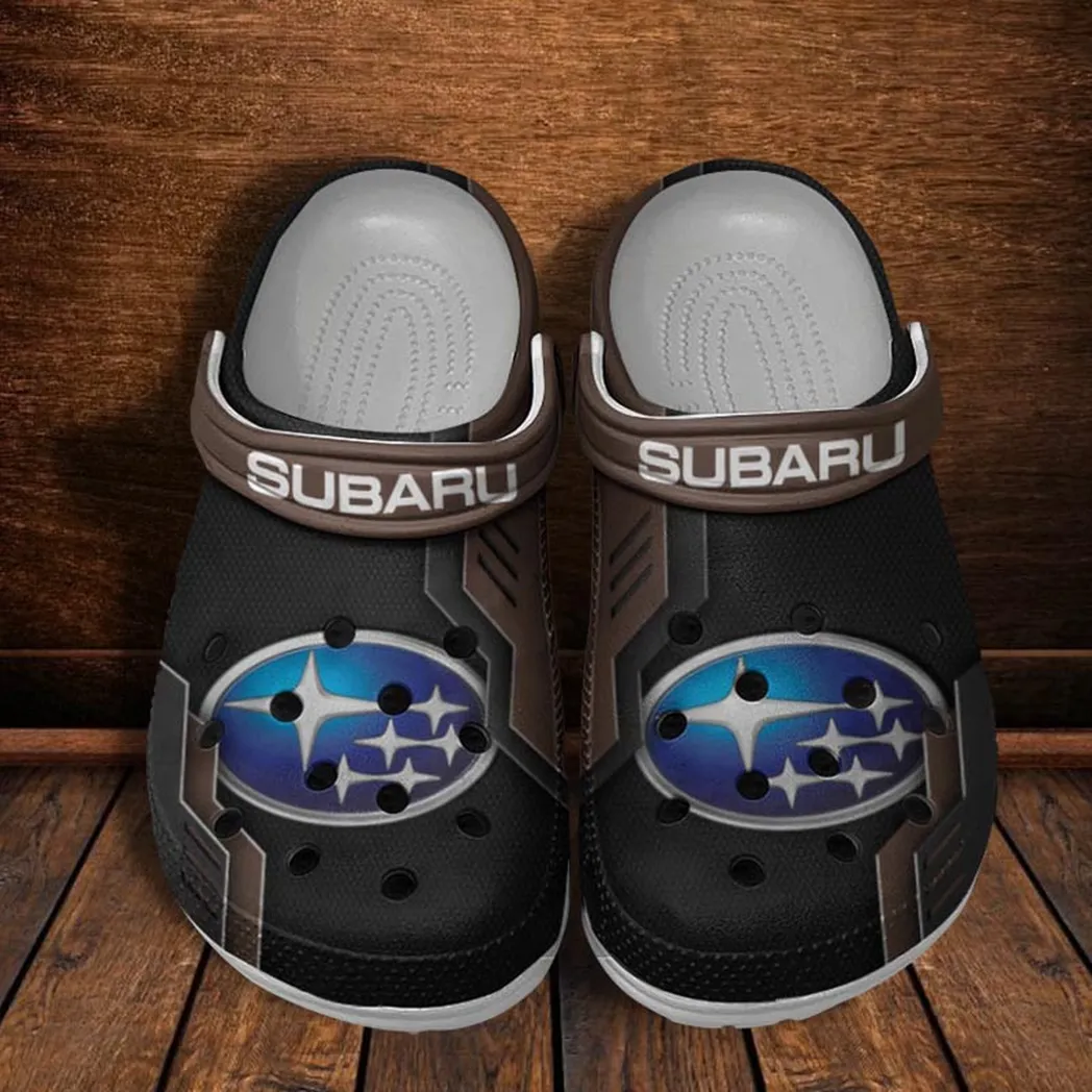 subaru crocs shoes clogs men women gift for subaru fan car185031525277 brown 2cari