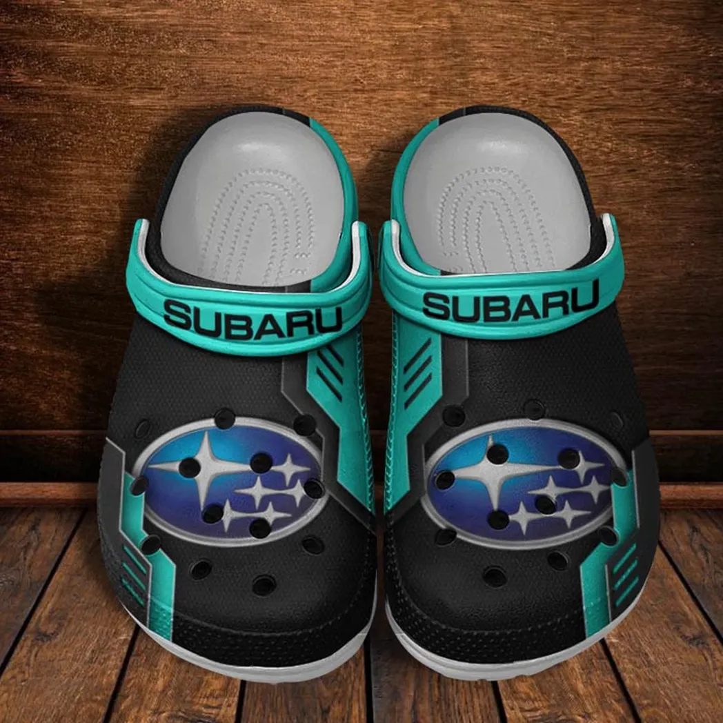 subaru crocs shoes clogs men women gift for subaru fan car185031525277 cyan 8os8t