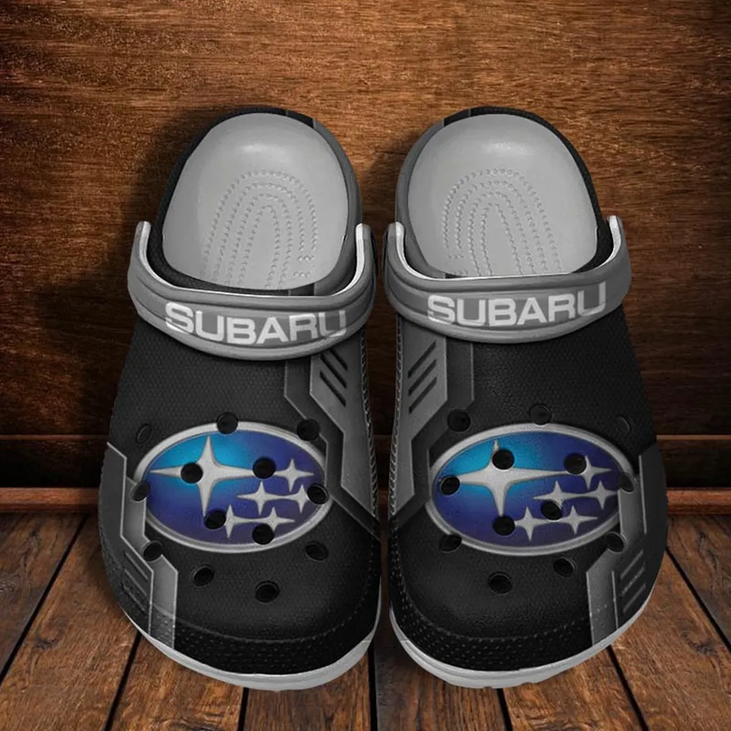 subaru crocs shoes clogs men women gift for subaru fan car185031525277 gray