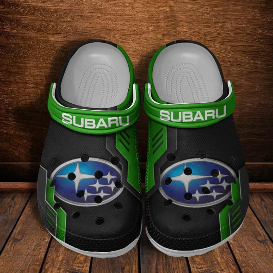 subaru crocs shoes clogs men women gift for subaru fan car185031525277 green s4tp6