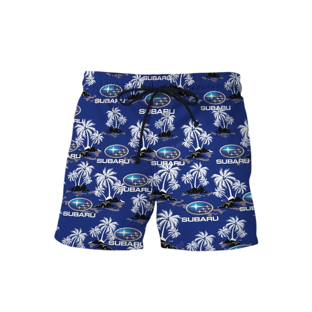subaru hawaiian shirt set for men gift for subaru lovers gift for him husband boyfriend car144021125485 1 wwswy