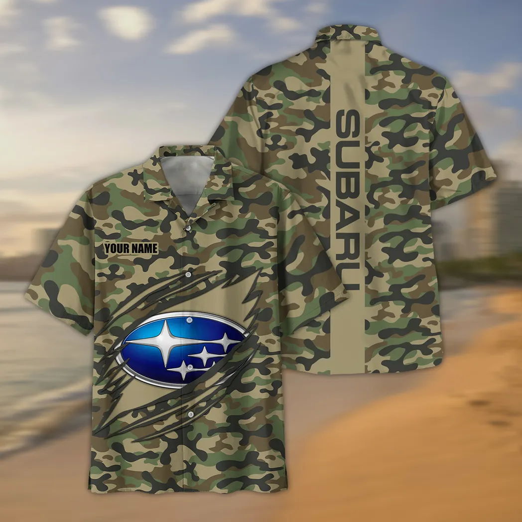subaru hawaiian shirt style camo oversized hawaiian car210040825745 cr9zg