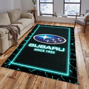 Subaru Rug, All Over Print Carpet For Subaru Lovers CAR5202192576 - Cyan