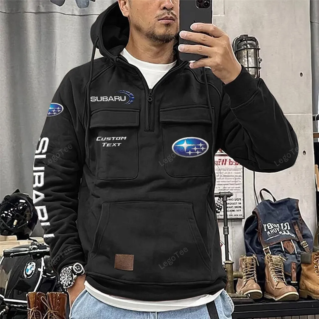 subaru tactical quarter zip hoodie gift for subaru lovers gift for him husband boyfriend black car96021425677 2 edyub