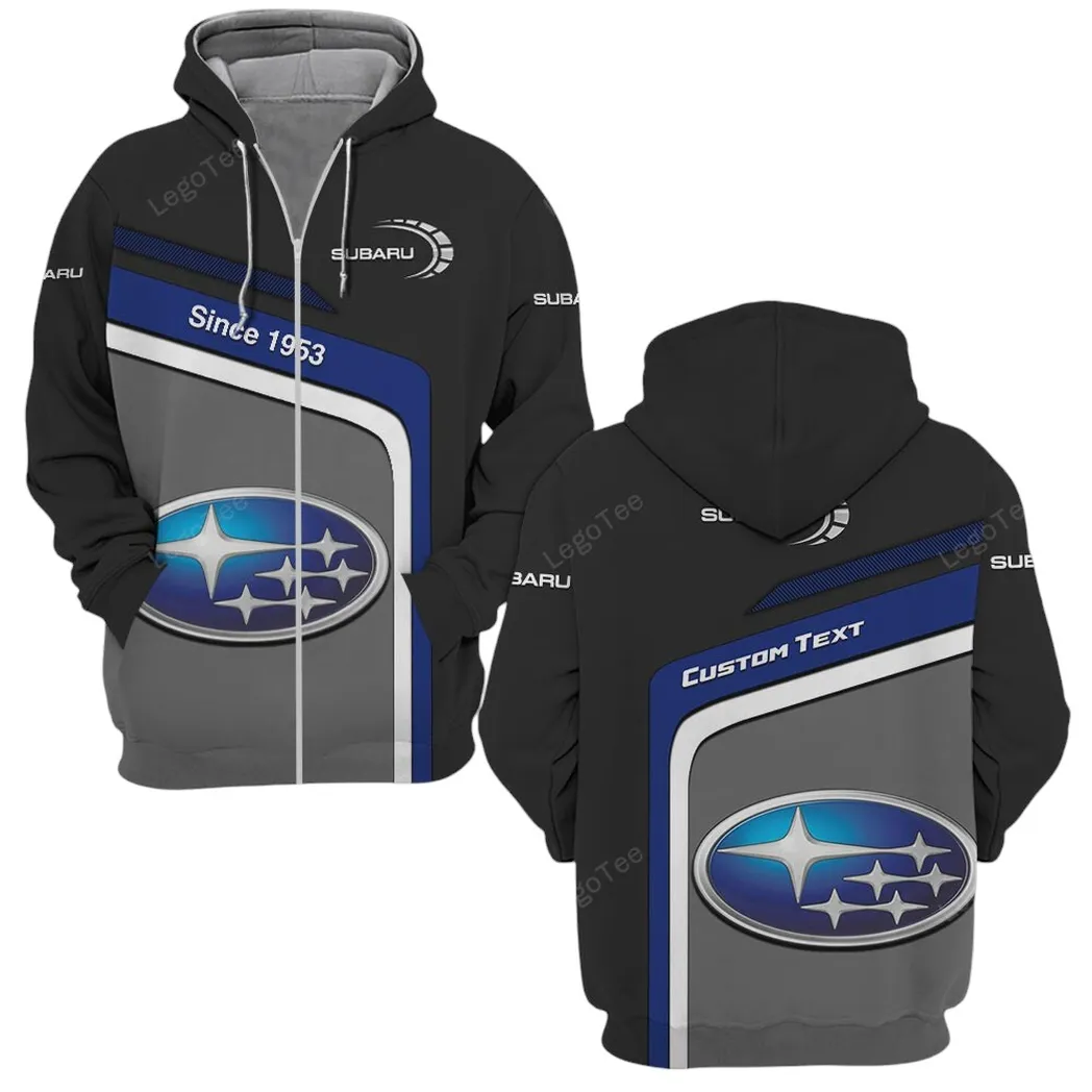 Subaru Zipper Hoodie, Gift For Subaru Lovers, Gift For Him, Husband, Boyfriend CAR11103032571