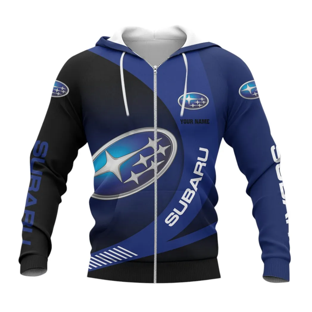 Subaru Zipper Hoodie, Gift For Subaru Lovers, Gift For Him, Husband, Boyfriend CAR7402222564