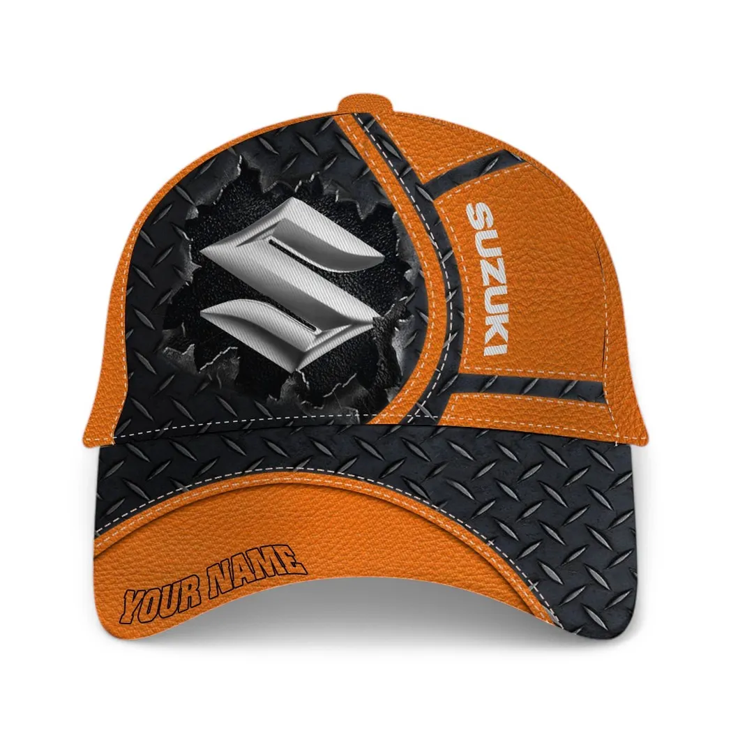 suzuki blue classic cap gift for suzuki blue lovers gift for him husband boyfriend orange car49021825069 5 nju5h