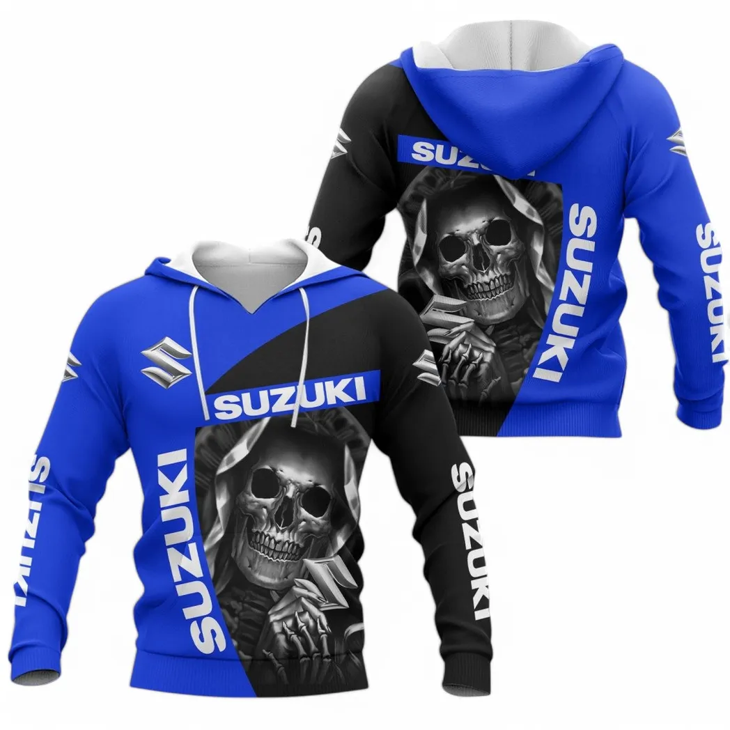 Suzuki Blue Hoodie, Gift For Suzuki Blue Lovers, Gift For Him, Husband, Boyfriend CAR6702212573