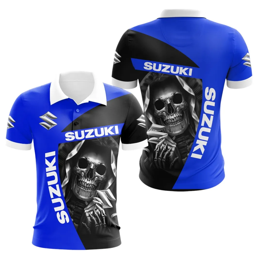 suzuki blue polo shirt gift for suzuki blue lovers gift for him husband boyfriend car6702212573 lecsd