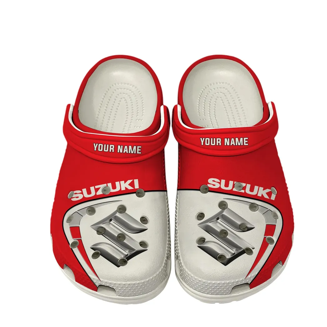 Suzuki Crocs, Gift For Suzuki Lover, Gift For Him, Husband, Boyfriend CAR16802262564 - White