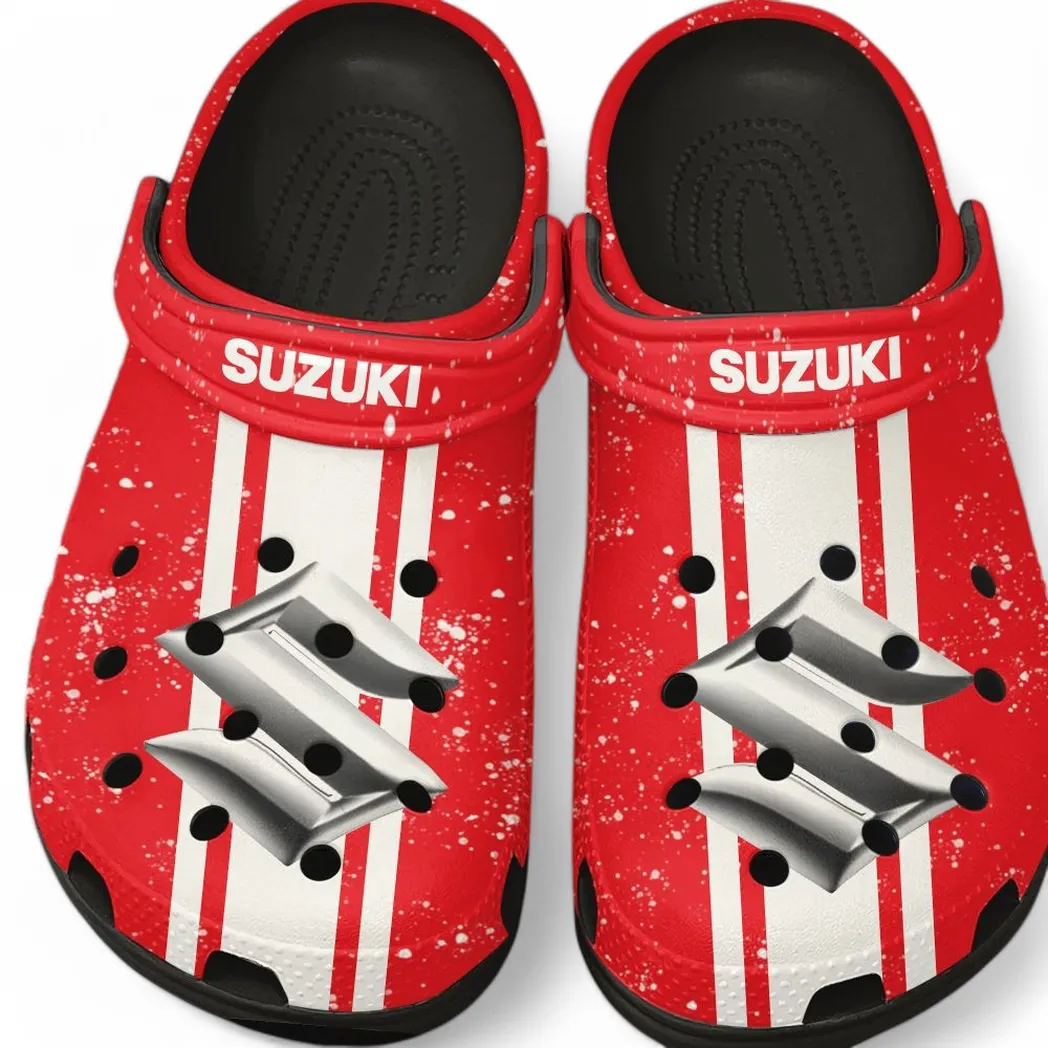 Suzuki Crocs, Gift For Suzuki Lovers, Gift For Him, Husband, Boyfriend CAR62022025137 - Black