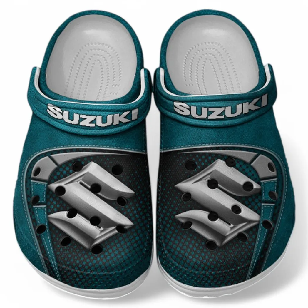 Suzuki Crocs Sandals For Men Women, Gift For Suzuki Fan CAR177031425614 - Cyan