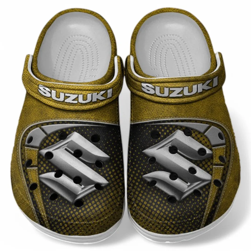 Suzuki Crocs Sandals For Men Women, Gift For Suzuki Fan CAR177031425614 - Yellow