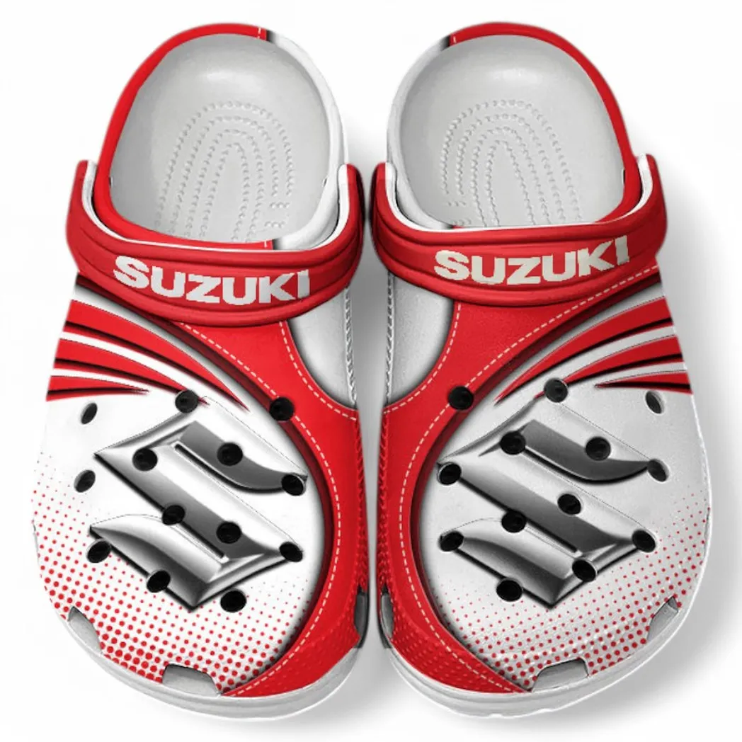 suzuki crocs sandals for men women gift for suzuki fan car181031525727 red 8k83l