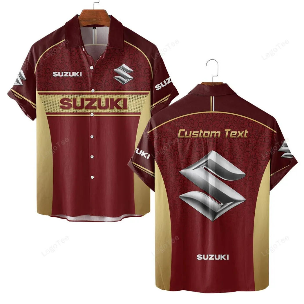 suzuki custom hawaiian shirts for men gift for suzuki lovers gift for him husband boyfriend car137021325944 3 erc5t