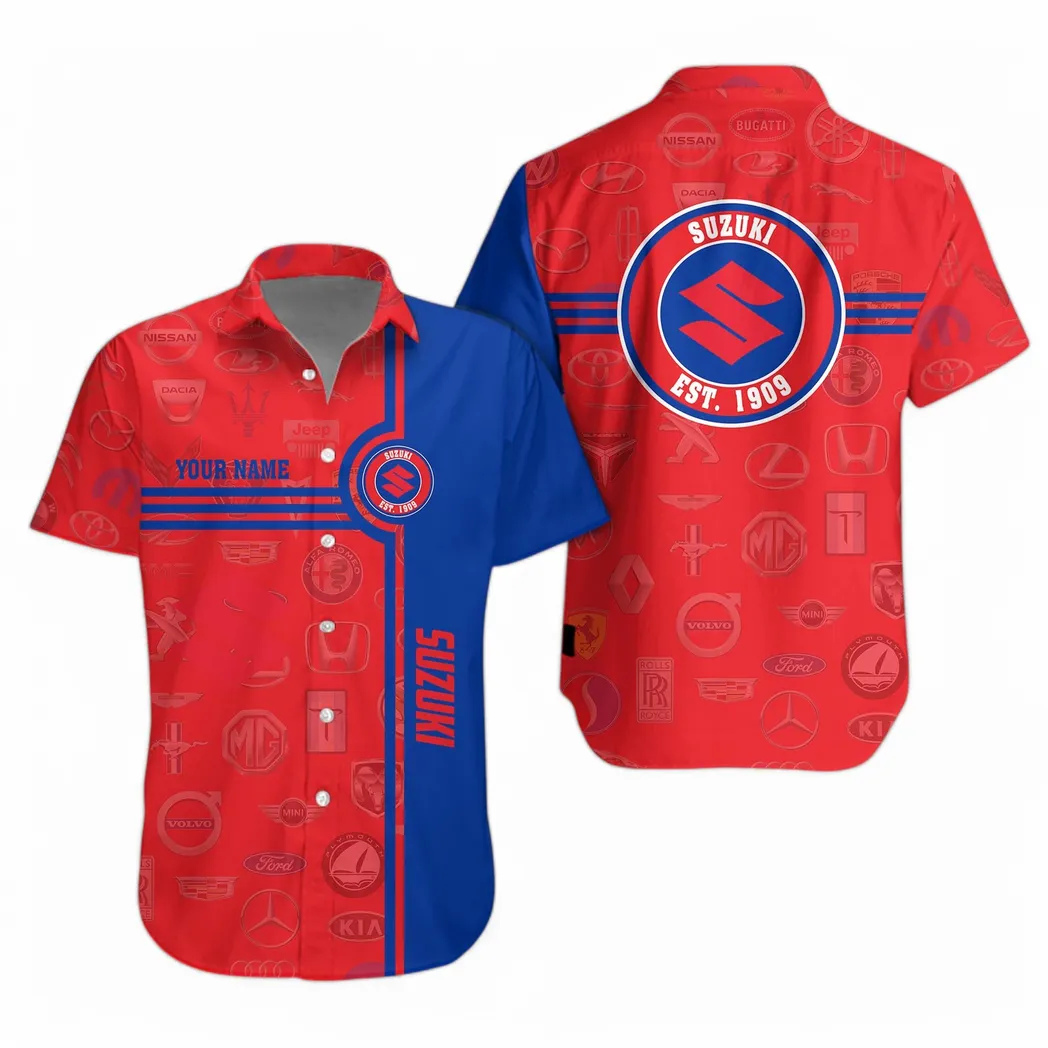 suzuki hawaiian shirt for men all logo gift for suzuki fan car174022525046 uhkik