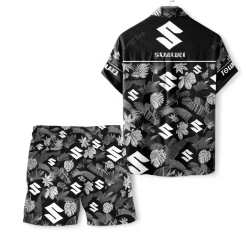 suzuki hawaiian shirt set for men gift for suzuki lovers gift for him husband boyfriend car139021125167 1 npgof