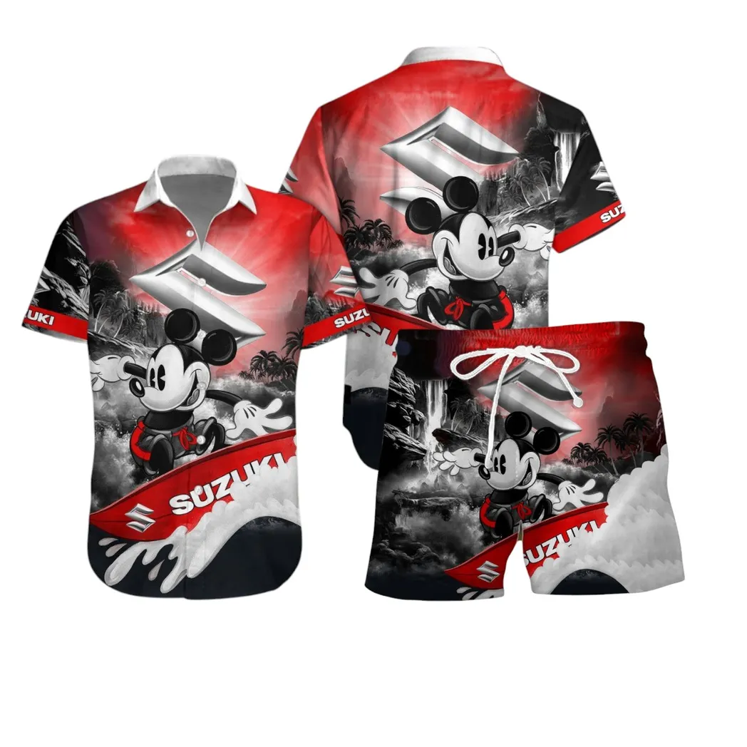 suzuki hawaiian shirt set gift for suzuki lovers gift for him husband boyfriend car53030625108 ylojv