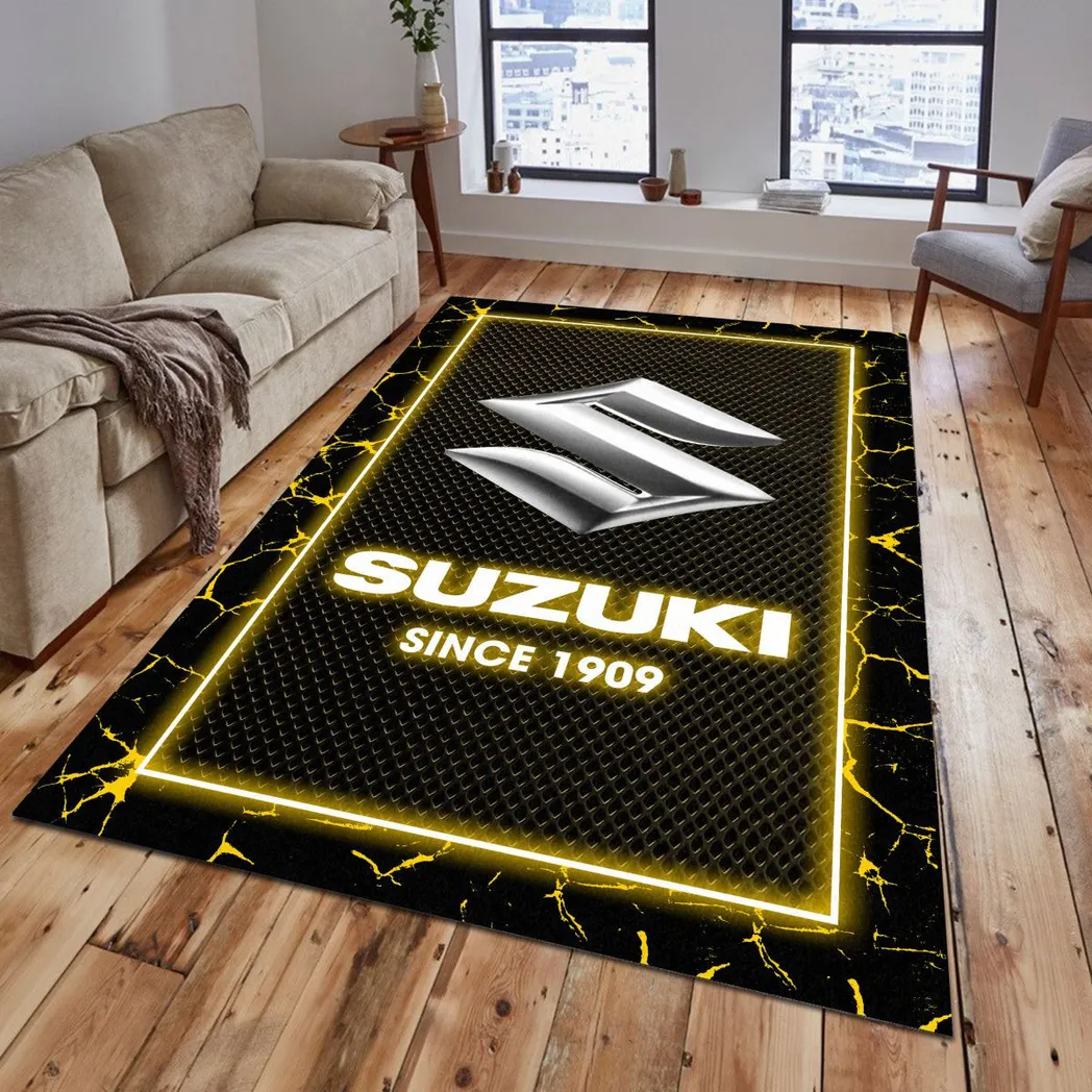 suzuki rug gift for suzuki lovers gift for him husband boyfriend car5202192577 yellow ejlft