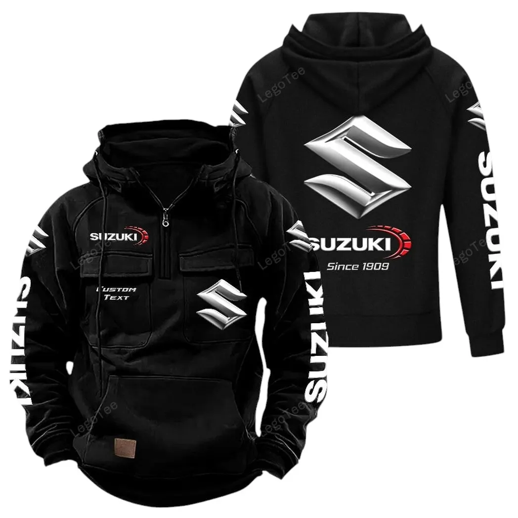 suzuki tactical quarter zip hoodie gift for suzuki lovers gift for him husband boyfriend black car96021425711 2 51wsp
