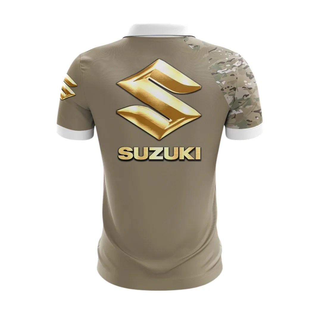 suzuki zipper polo shirt gift for suzuki lovers gift for him husband boyfriend car340213064 1 wcgla