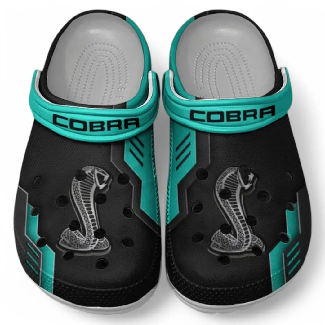 SVT Cobra Crocs Shoes, Clogs Men Women, Gift For SVT Cobra Fan CAR185031525290 - Cyan