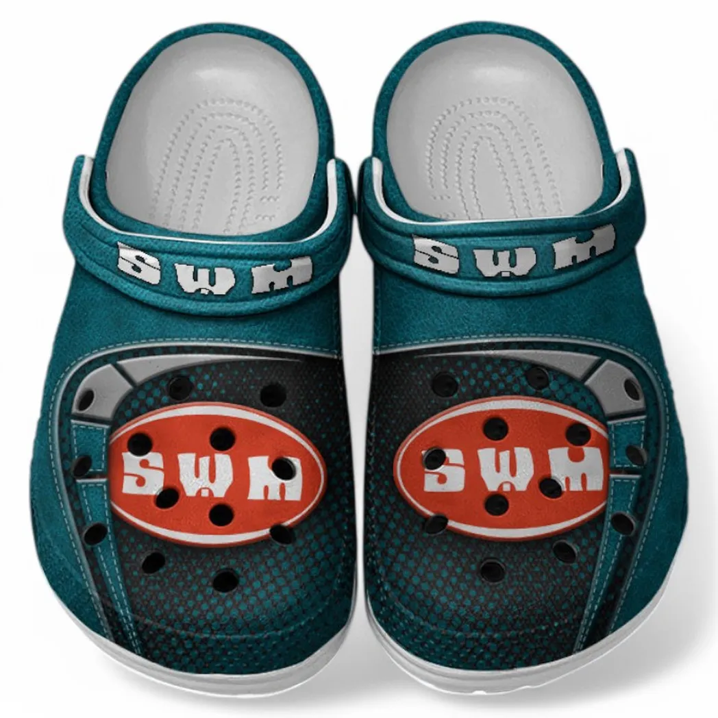 SWM Crocs Shoes, Clogs Men Women, Gift For SWM Fan CAR183031725127 - Cyan