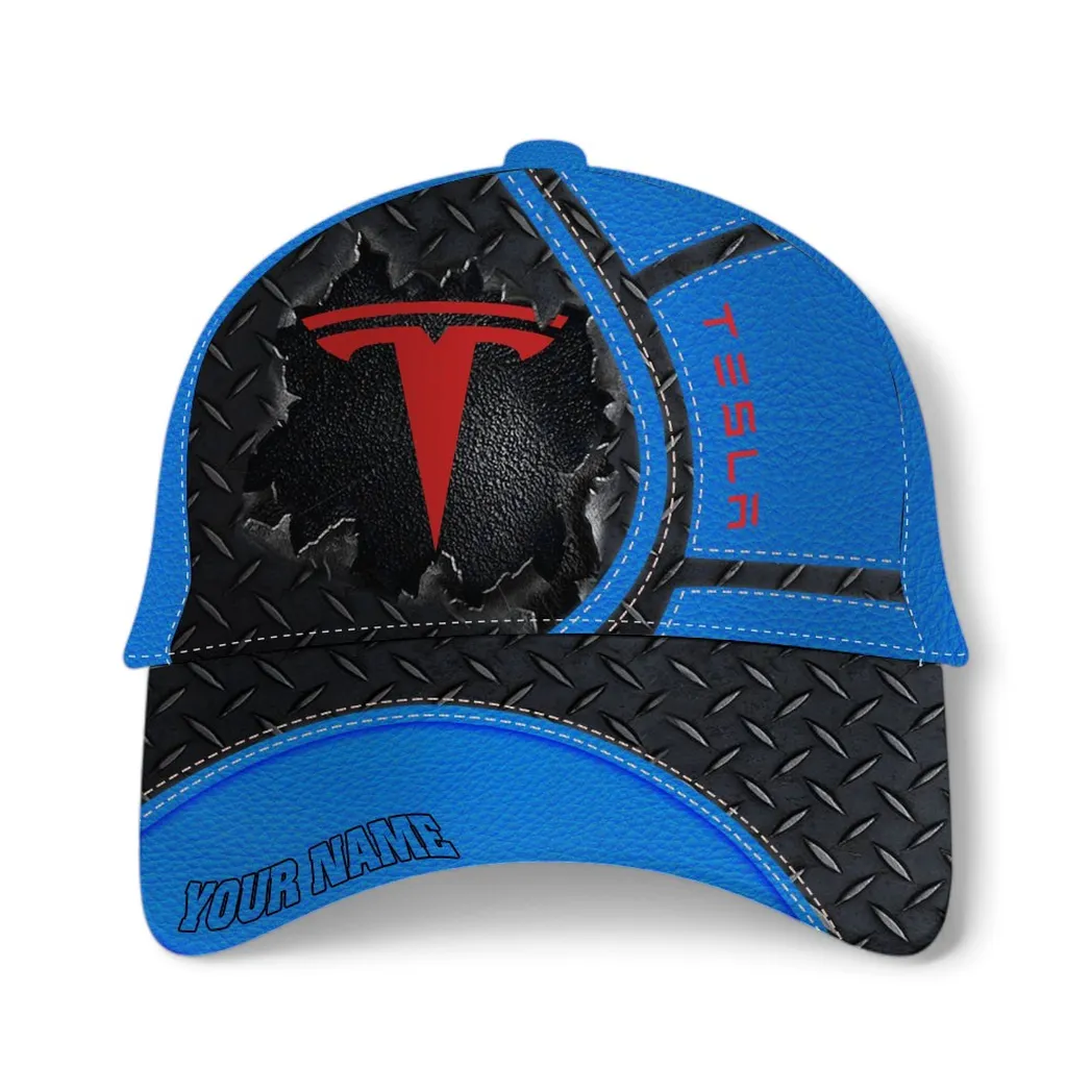 Tesla Classic Cap, Gift For Tesla Lovers, Gift For Him, Husband, Boyfriend - Blue CAR49021825071-1