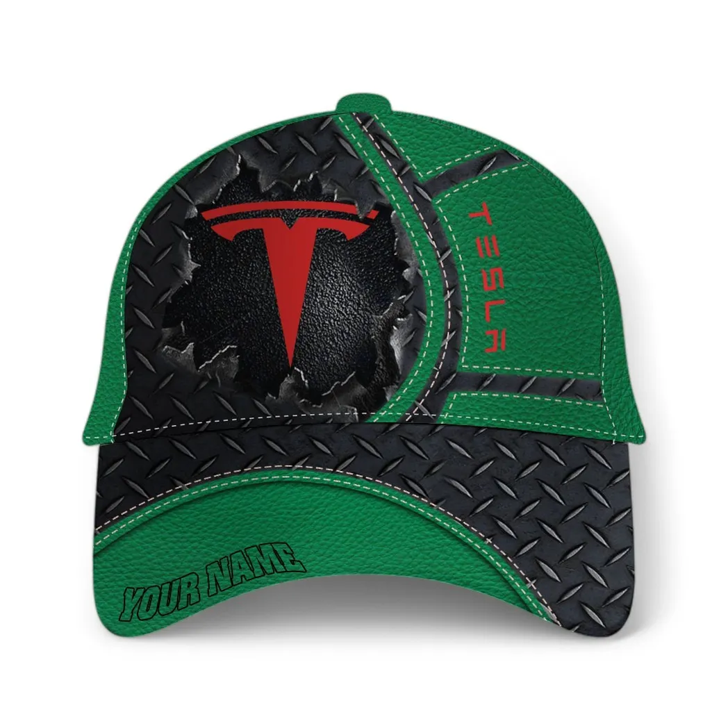 tesla classic cap gift for tesla lovers gift for him husband boyfriend green car49021825071 4 e6paq