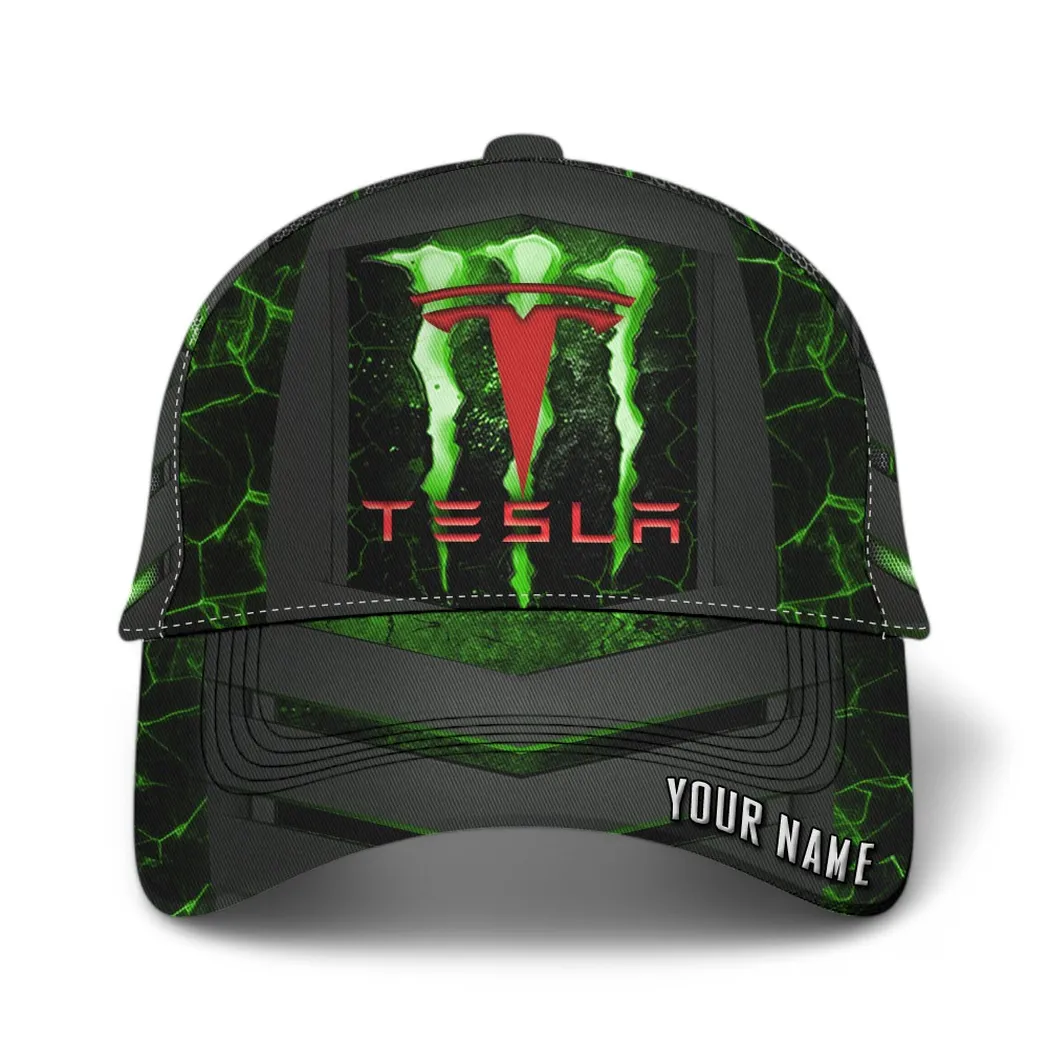 Tesla Classic Cap, Gift For Tesla Lovers, Gift For Him, Husband, Boyfriend CAR6502202545 - Green