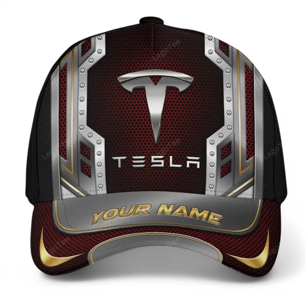 Tesla Classic Cap, Gift For Tesla Lovers, Gift For Him, Husband, Boyfriend CAR99031025160 - Red