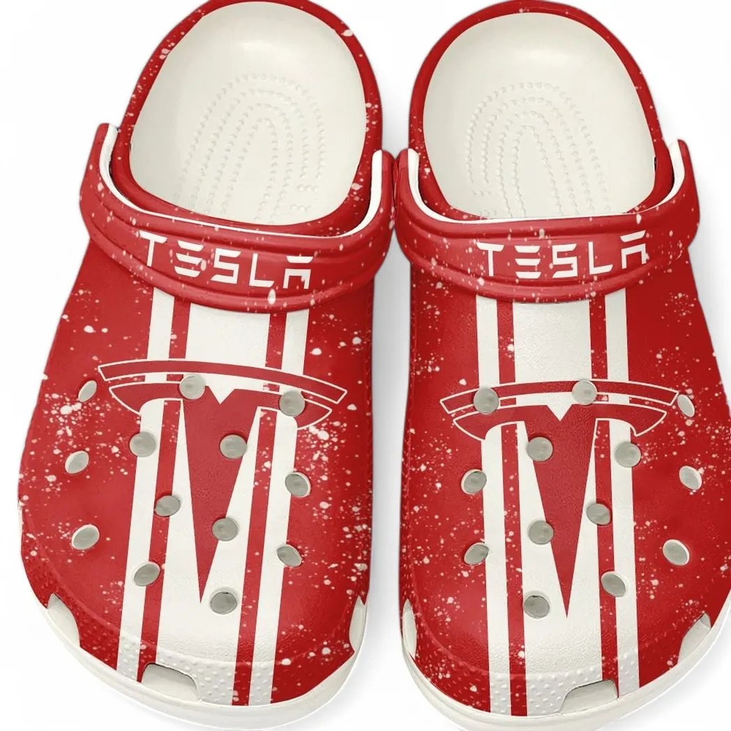 tesla crocs gift for tesla lovers gift for him husband boyfriend car62022025138 white r3ijw
