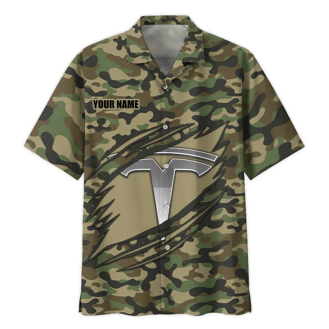 tesla hawaiian shirt style camo oversized hawaiian car210040825736 w06fh