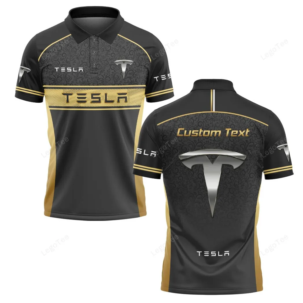 tesla polo shirt gift for tesla lovers gift for him husband boyfriend car137021325943 1