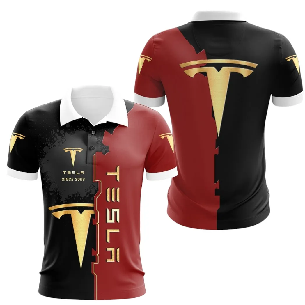 tesla polo shirt gift for tesla lovers gift for him husband boyfriend car44021725086 1 9vkv9