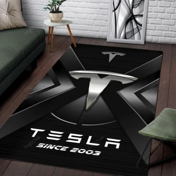 tesla rug gift for tesla lovers gift for him husband boyfriend car133021225562 muwa1